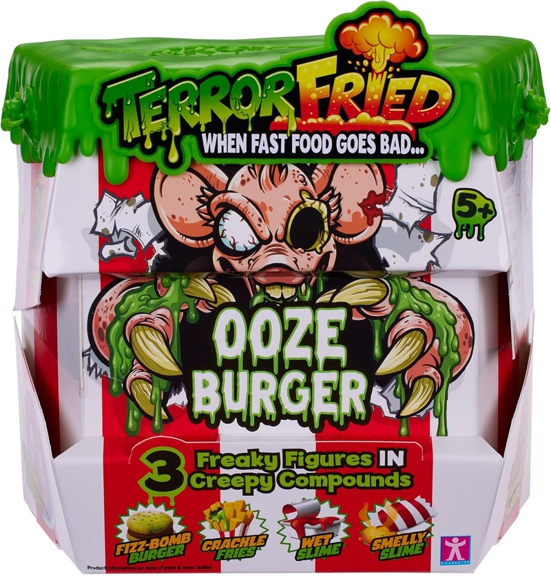 Terror Fried 08092 Ooze Burger, When Fast Food Goes Bad, Gross collectables with Slime, Boys Aged 4-10, Multiple Compound Play, Multicolour - Image 1